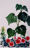 Empress Tree and Dahlia