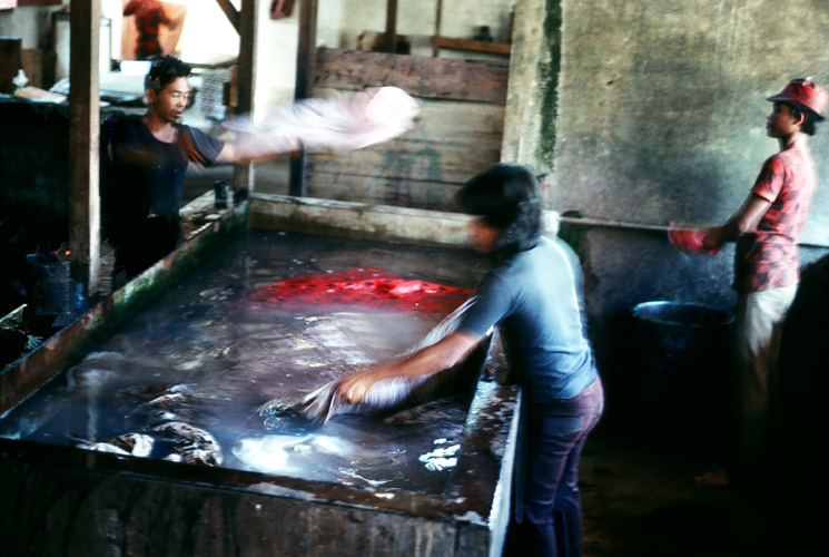 Washing Out Extra Dye